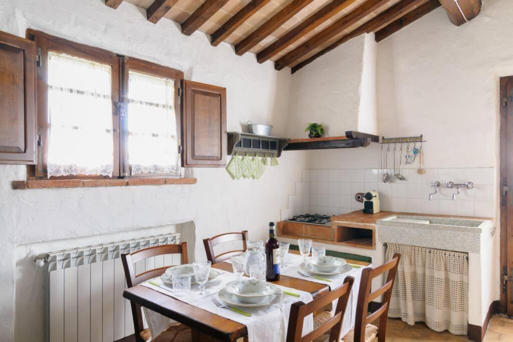 Cottage Assolata Overlooking The Orcia Valley In Tuscany ラディコーファニ エクステリア 写真